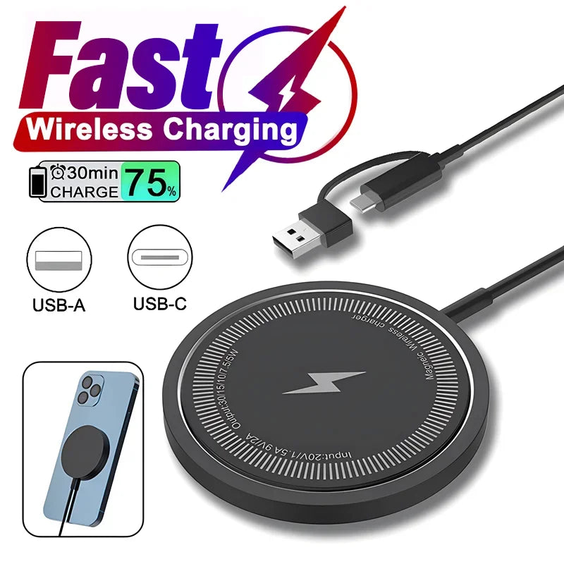 🔌 Magnetic Wireless Charger Pad
