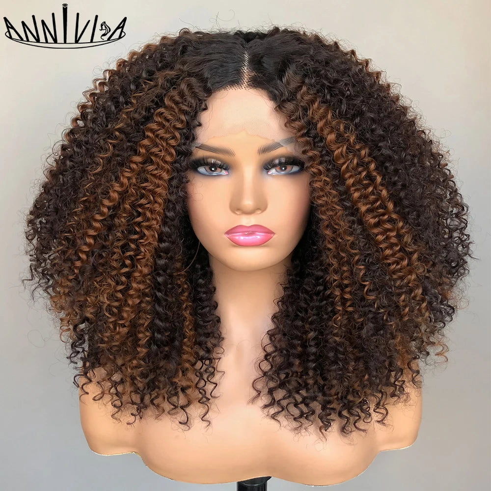 Lace Front Wig – Afro Kinky Curly