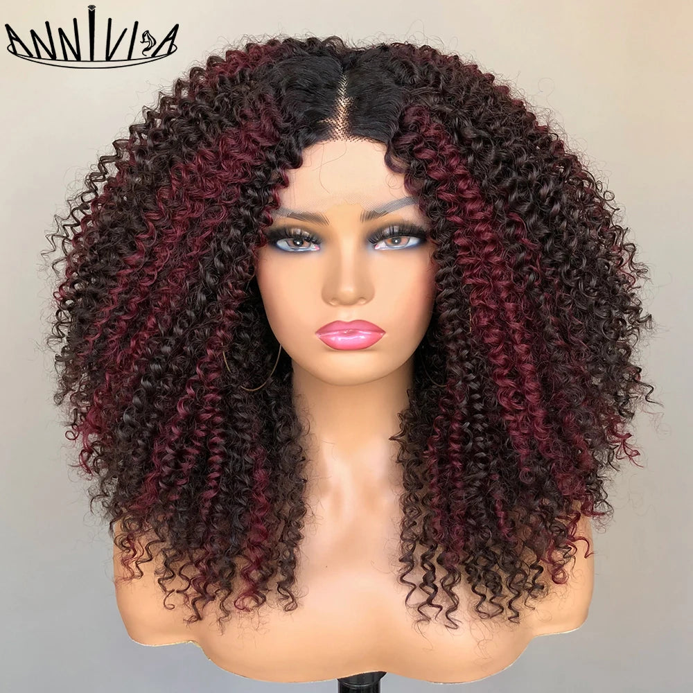 Lace Front Wig – Afro Kinky Curly
