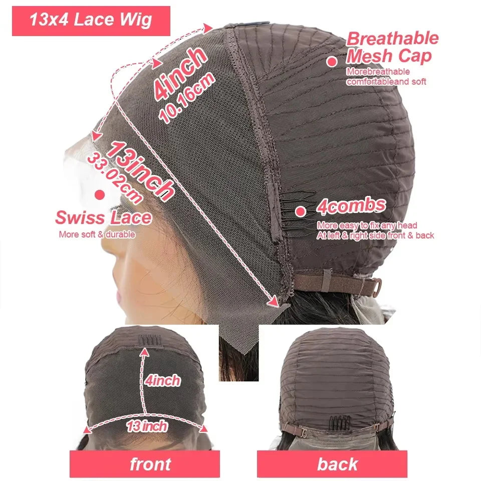 13x4 Lace Front Wig Bob