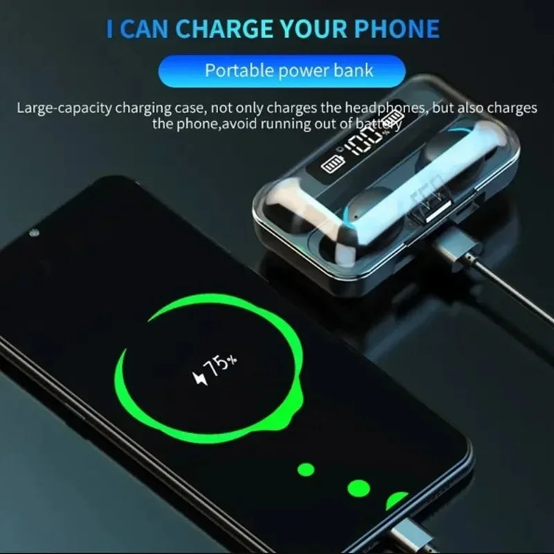 TWS F9-5 Bluetooth Earphones