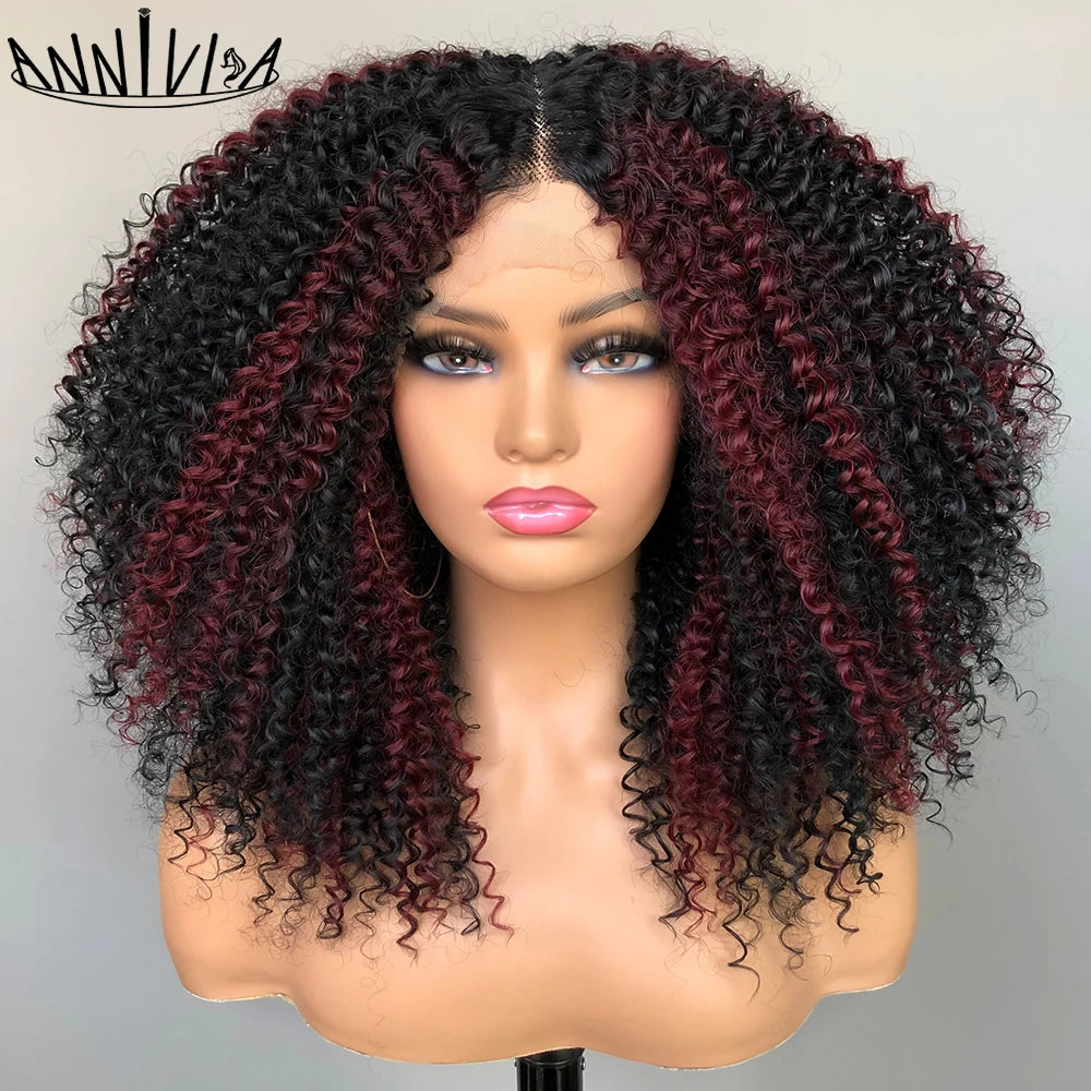 Lace Front Wig – Afro Kinky Curly