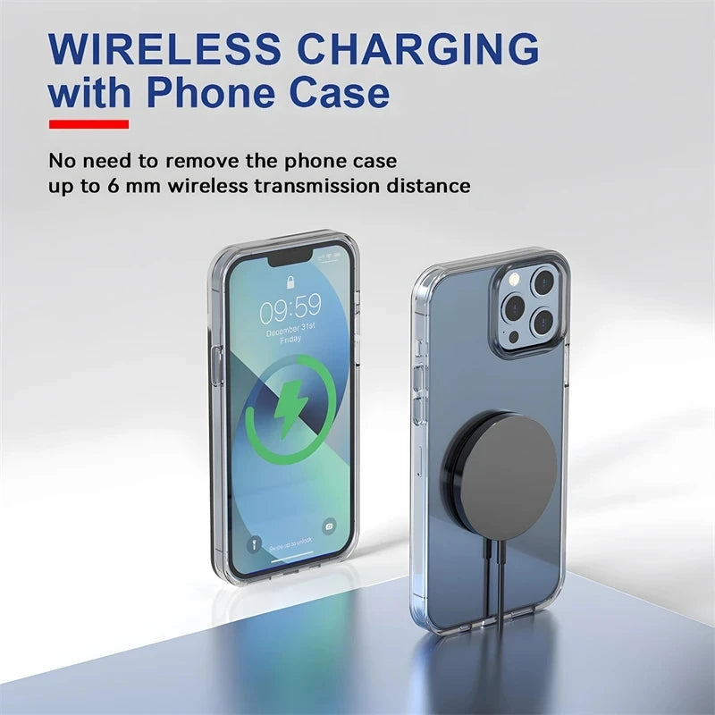 🔌 Magnetic Wireless Charger Pad