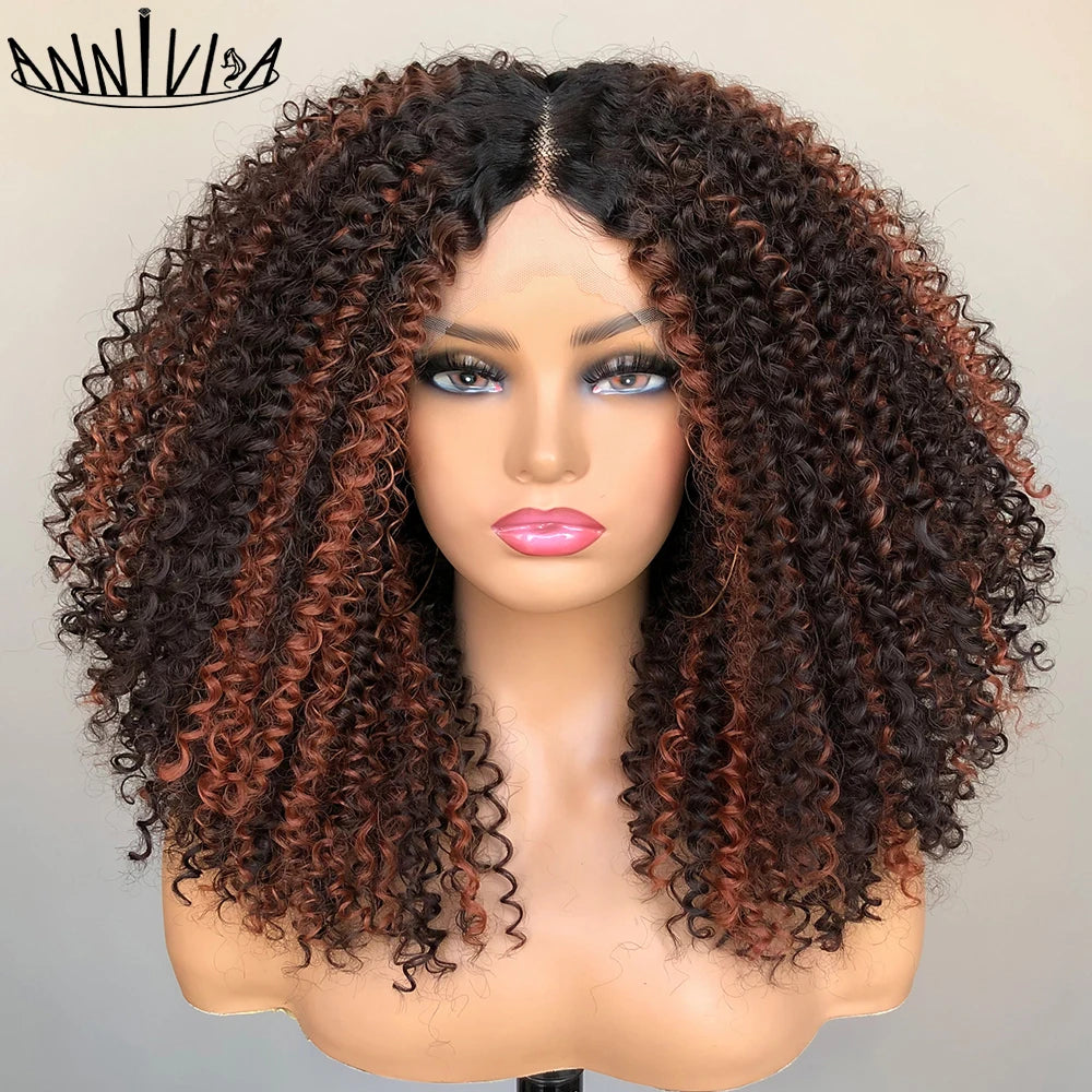 Lace Front Wig – Afro Kinky Curly
