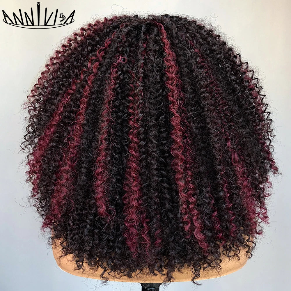 Lace Front Wig – Afro Kinky Curly