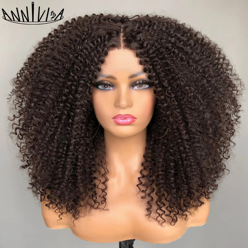 Lace Front Wig – Afro Kinky Curly