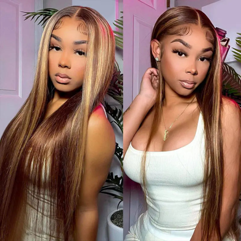 Highlight Wig Human Hair Lace Front Wig