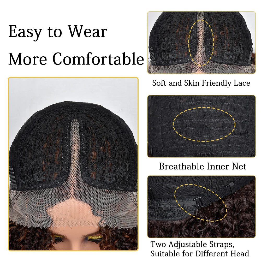 Lace Front Wig – Afro Kinky Curly