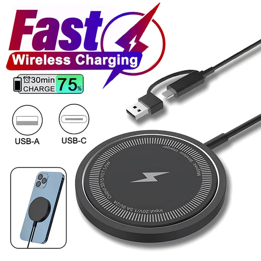 🔌 Magnetic Wireless Charger Pad