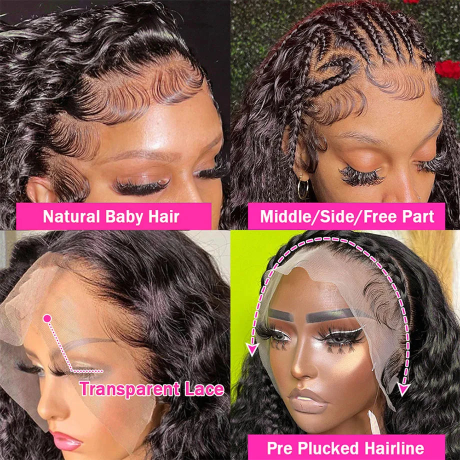 Water Wave Lace Front Wig
