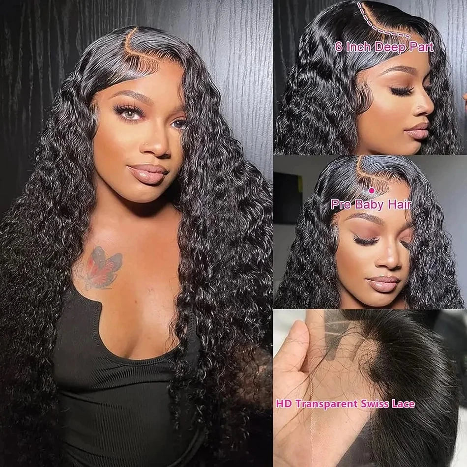 Water Wave Lace Front Wig