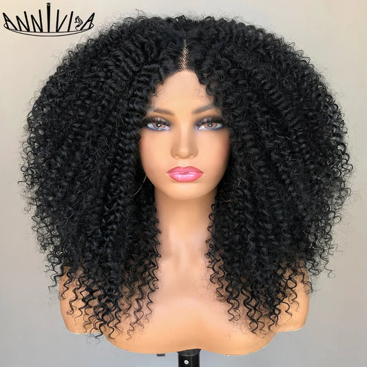 Lace Front Wig – Afro Kinky Curly