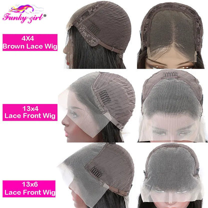 Highlight Wig Human Hair Lace Front Wig