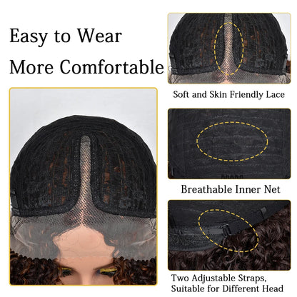 Lace Front Wig – Afro Kinky Curly